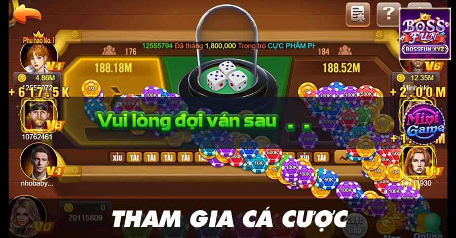 Bước 3: Tham gia tài xỉu online